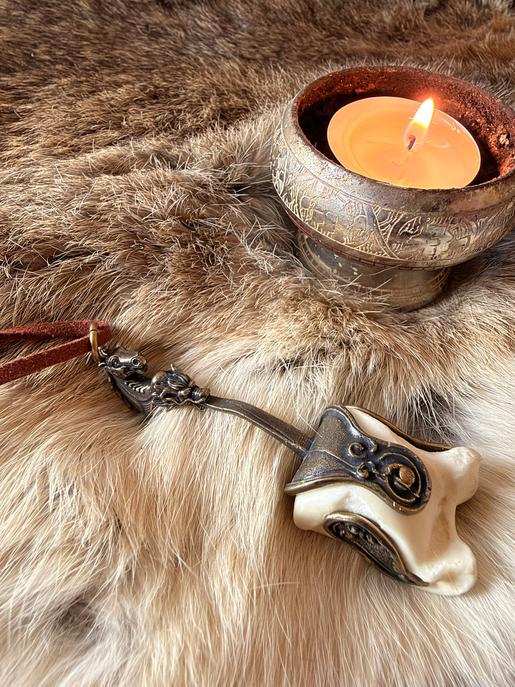 Talisman cheval – Vertèbre de mouton