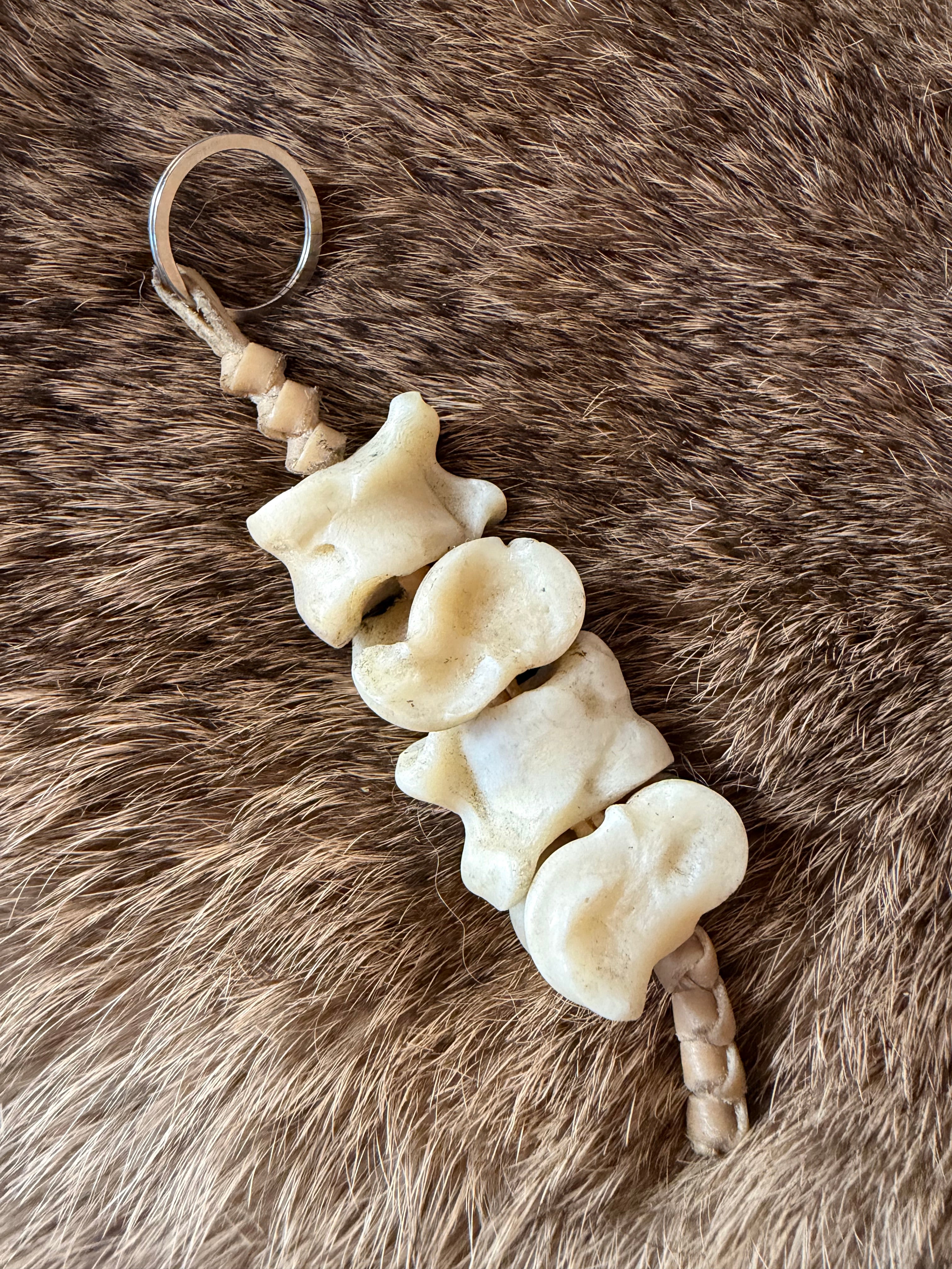 Talisman en vertèbres de mouton