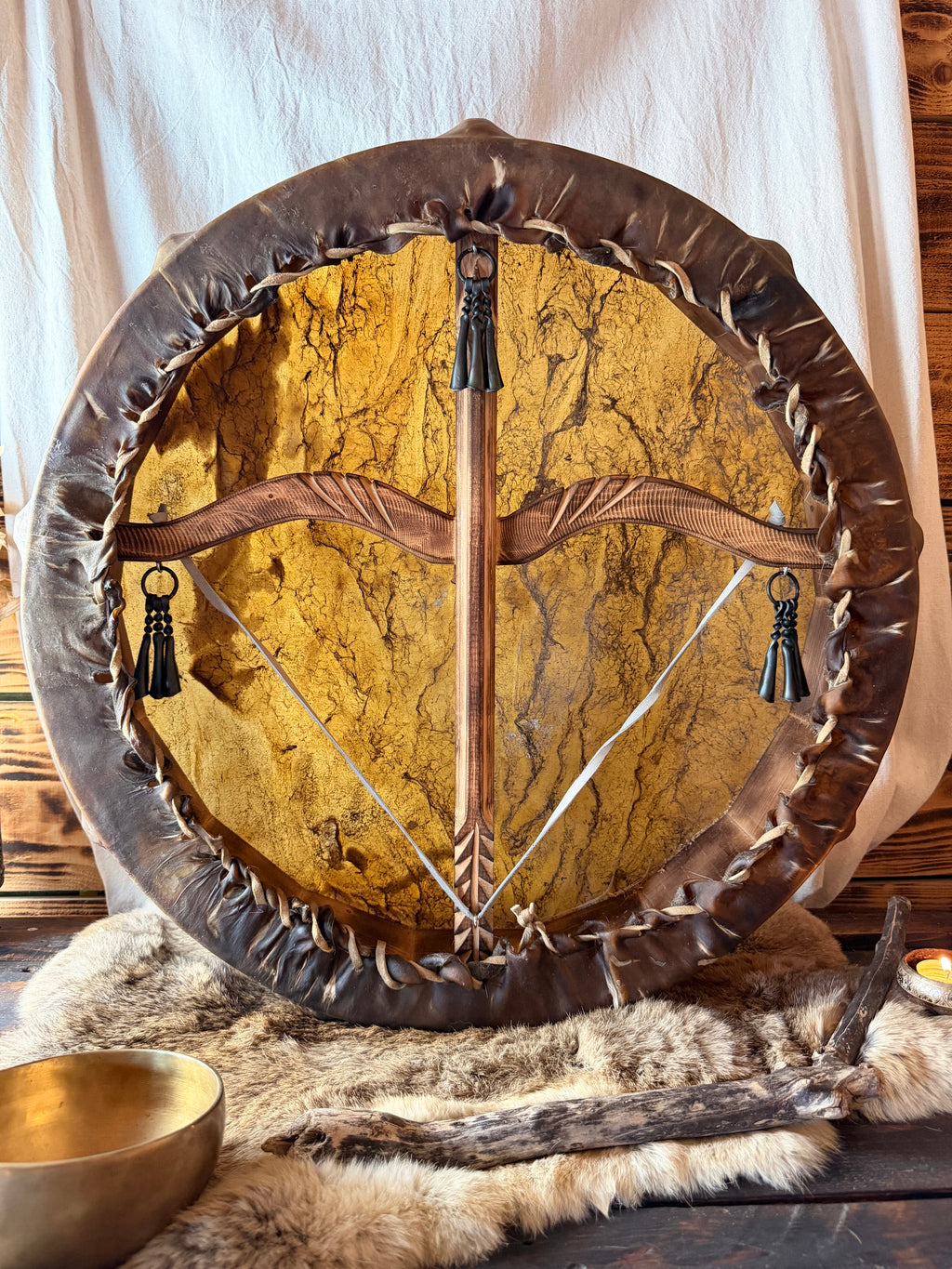 Tambour chamanique des Tsaatan