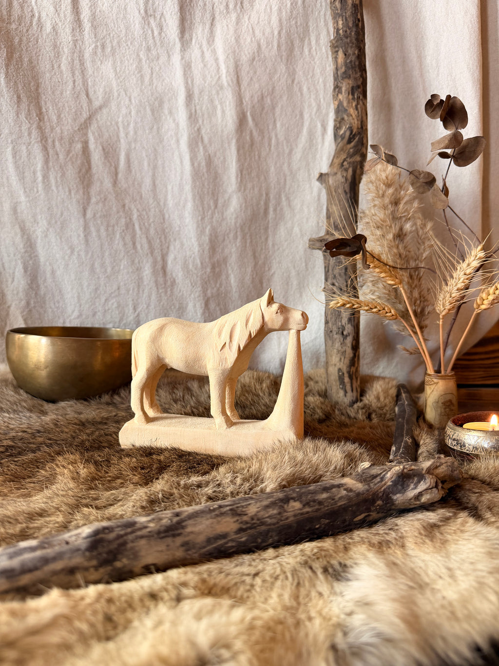 Cheval gardien pour guimbarde