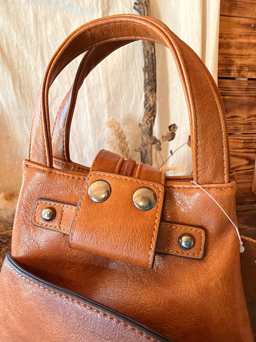 Khangaï - Sac convertible en cuir repoussé