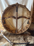 TAMBOUR CHAMANIQUE - Peau de chèvre